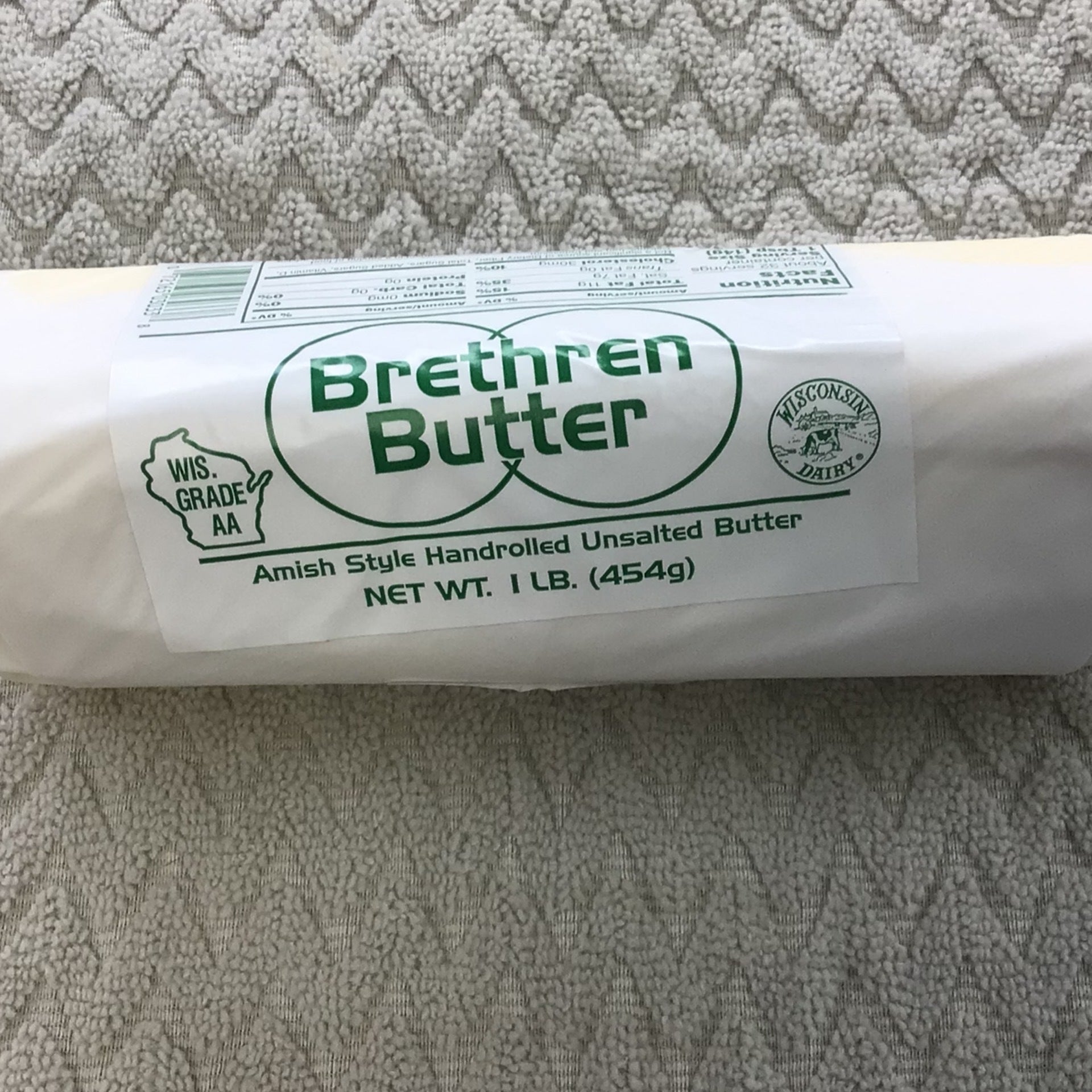 Amish Hand Rolled Butter Brethren Butter Wild Hare Natural Market